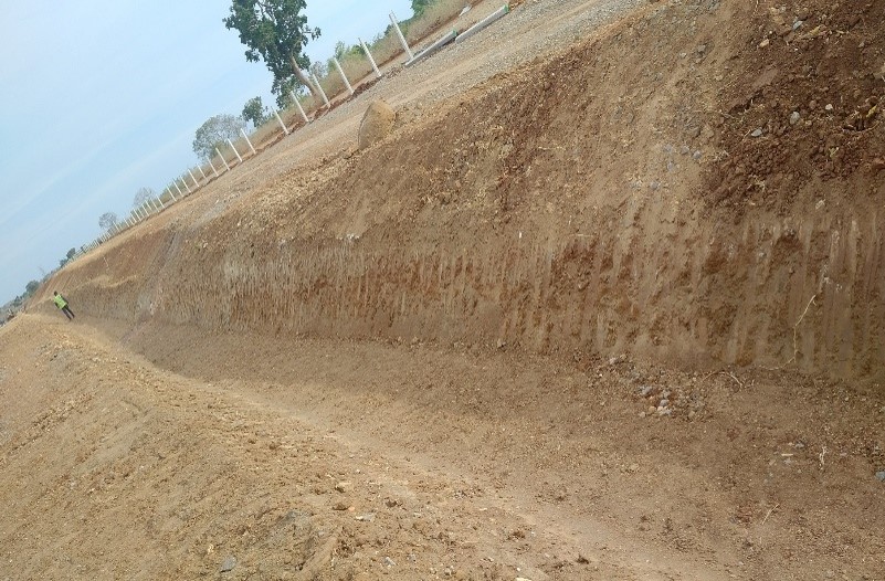 Image of BJ Engineering's fleet of heavy construction machinery